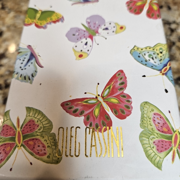 Oleg Cassini Crystal Perfume Bottle Twist Cap Stopper Parfum Refillable Reusable - Picture 6 of 16